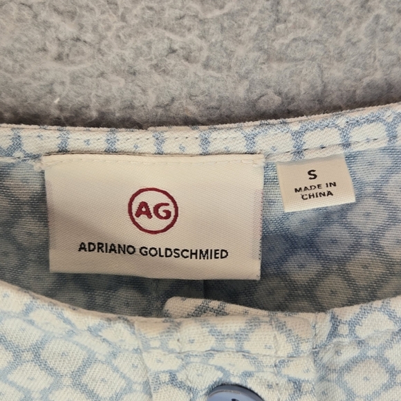 Adriano Goldschmied Womens Sz S Austen Ditsy Tile Print Tank Adj. Straps Summer - Picture 5 of 13